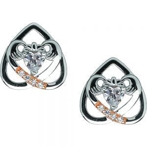 Claddagh Upside Down Earrings