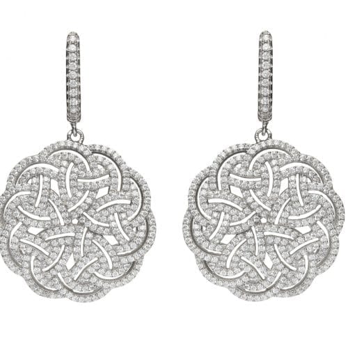 Interlaced Celtic Knot Earrings