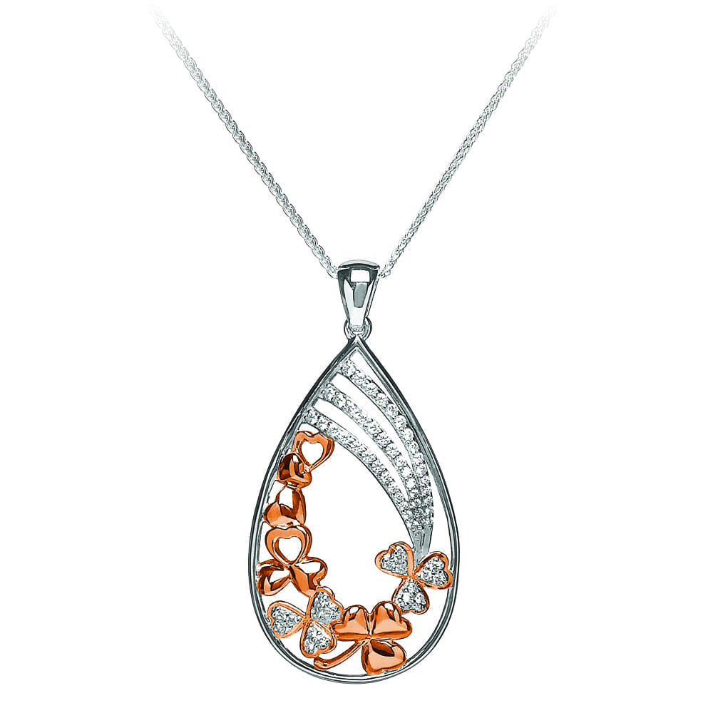Silver Shamrock Pendant