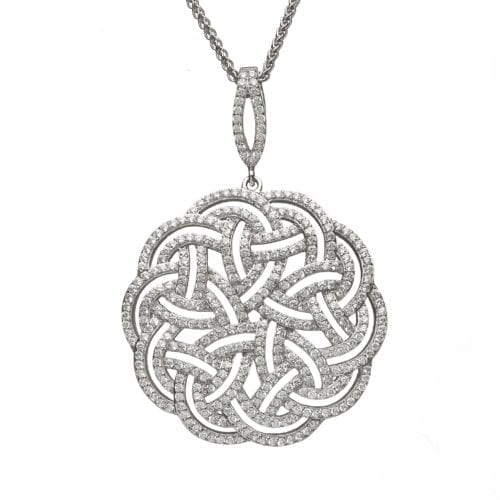 Interlaced Celtic Pattern Pendant