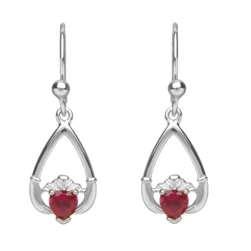 July Claddagh Earrings