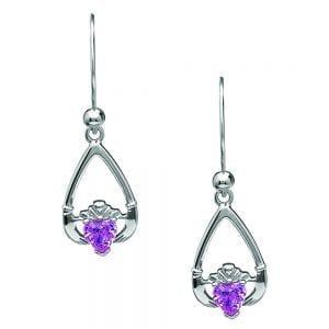 October Claddagh Earrings