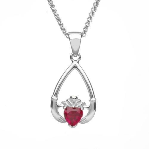 June Claddagh Pendant