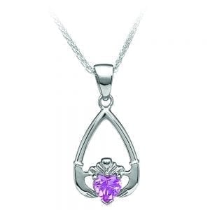 October Claddagh Pendant