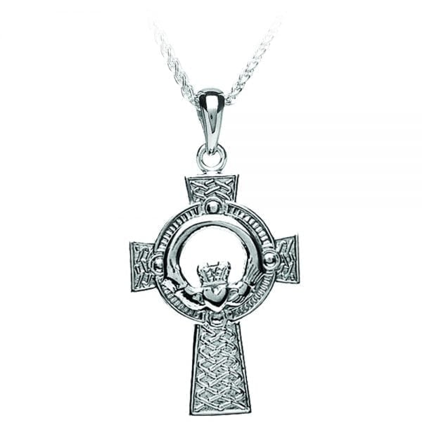 Medium Claddagh Cross Pendant