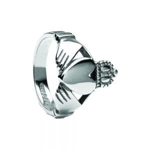Mens Large Claddagh Ring