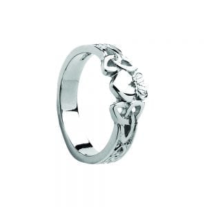 Ladies Trinity Claddagh Ring