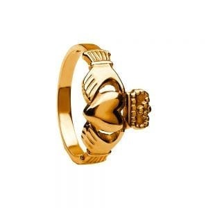 Gold Ladies Claddagh Ring