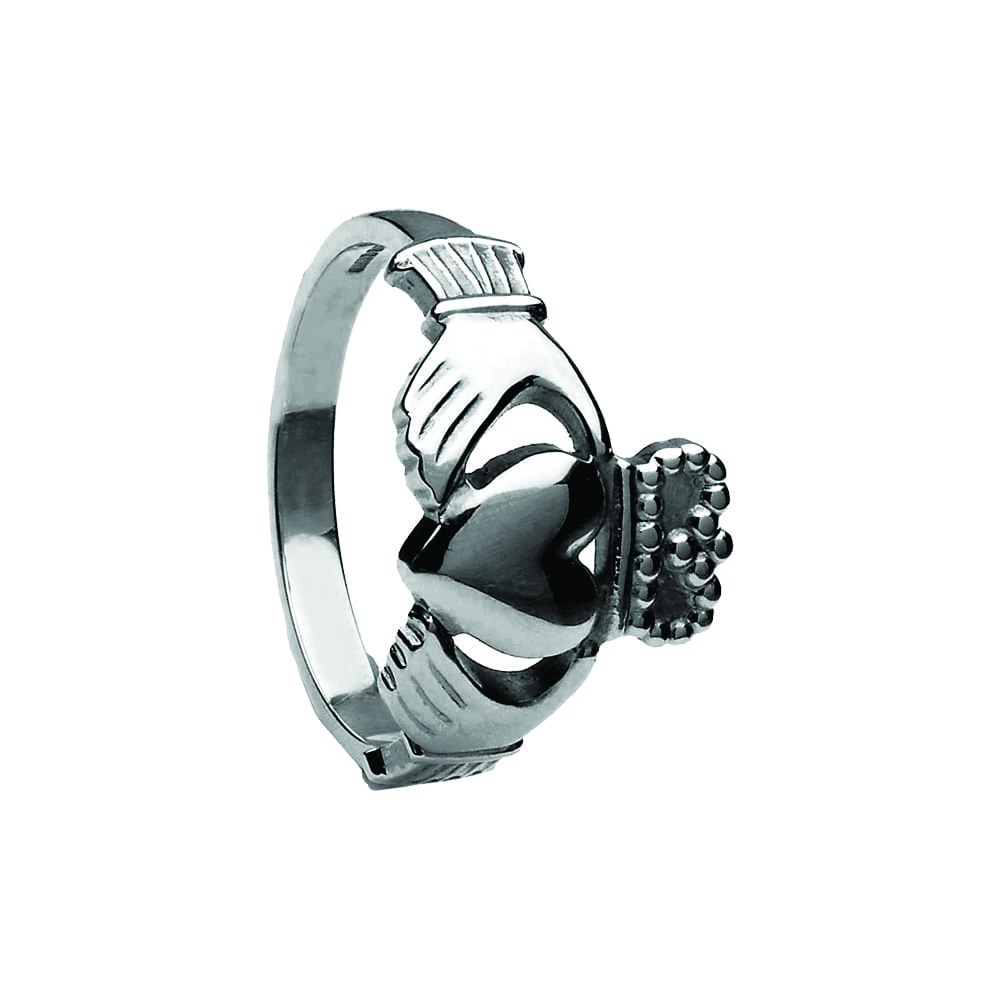 Gents Claddagh Ring – Heavy - Celtic Jewelry by Boru