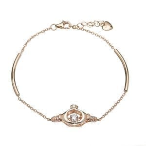 Dancing Stone Claddagh Bracelet