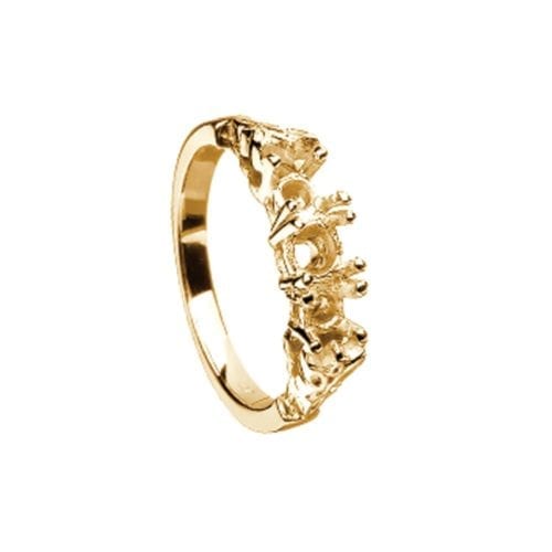 14K Gold Ring Celtic Trinity-Mount Only