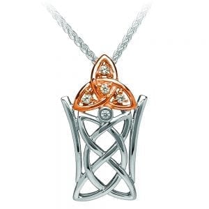 Trinity Knotwork Silver Pendant