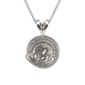 Scottish Crest Motto Pendant