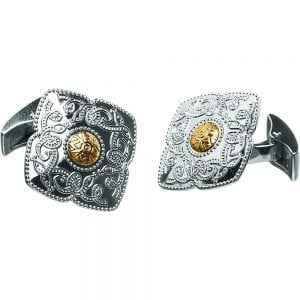 Kite Shaped Celtic Warrior Cufflinks