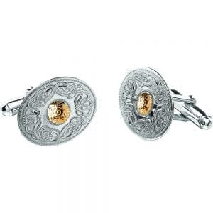 Oval Celtic Warrior Cufflinks