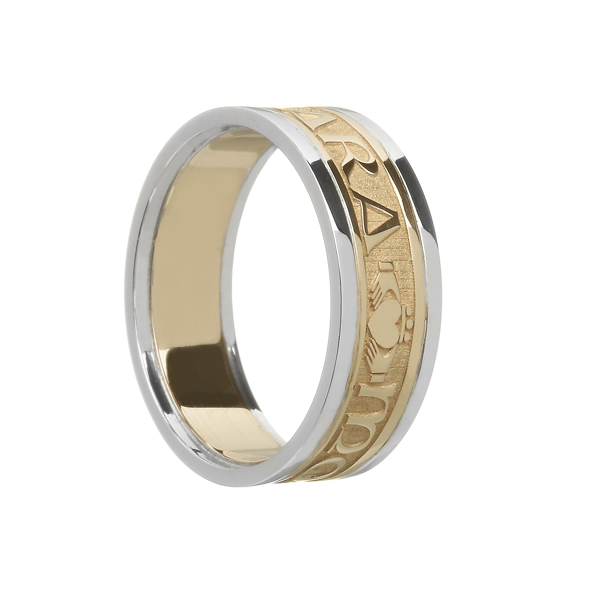 Ladies Mo Anam Cara Soul Mate Wedding Ring - Yellow Gold - Celtic ...