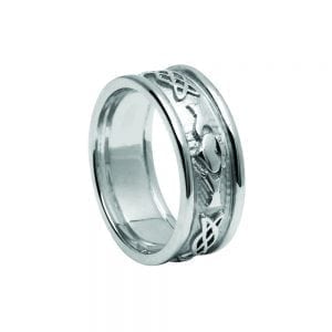 Ladies Celtic Knot Claddagh Ring