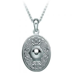 Celtic Warrior Oval Necklace