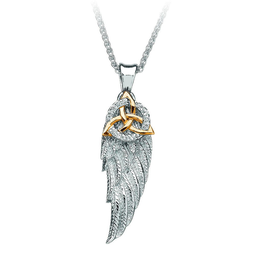 Angel Wing Trinity Pendant